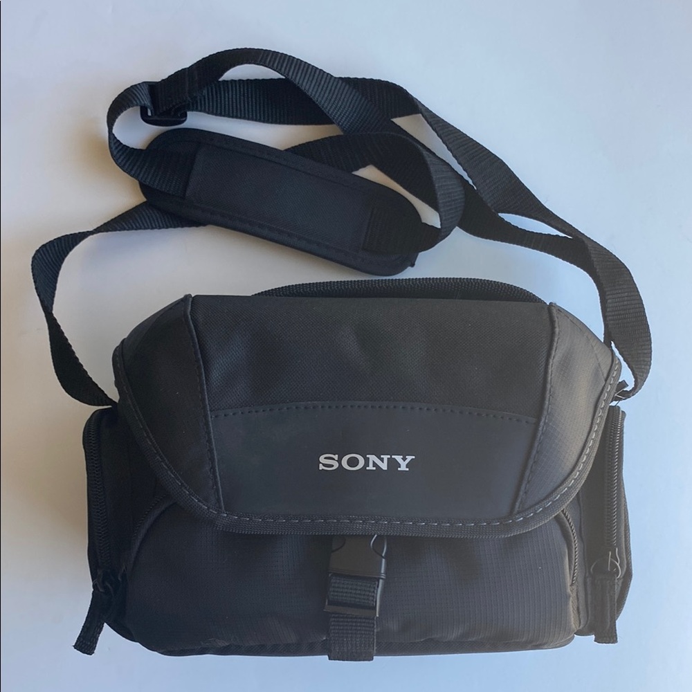 Sony Black Camera Bag with Shoulder Strap